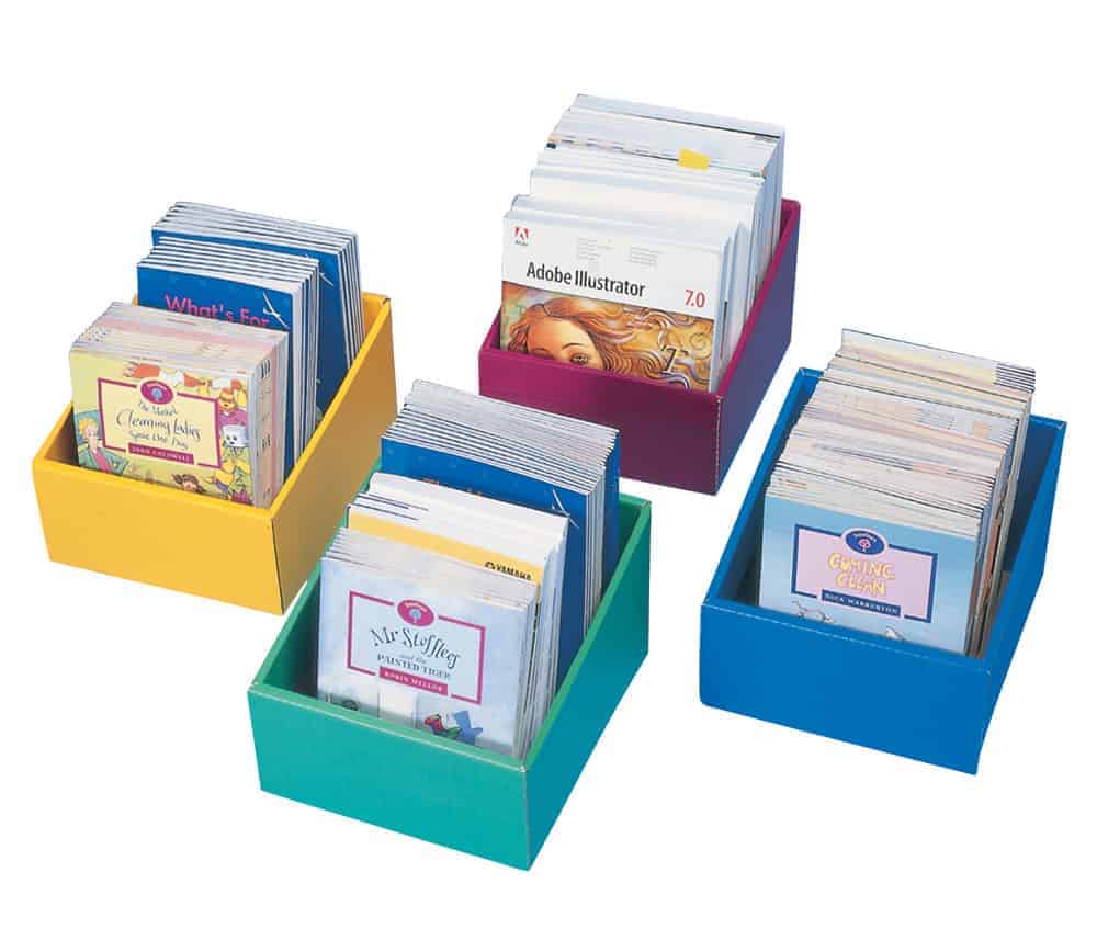 Book Browser Boxes Assorted - Pk12