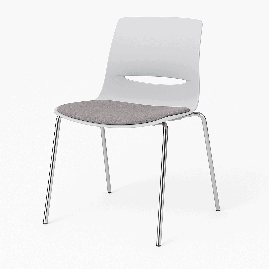 Spotlight 4 Leg Stacking Chair