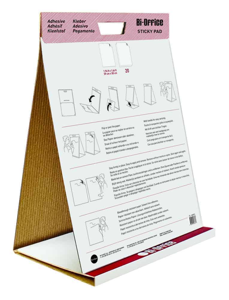 Selfstick Fold Out Flipchart Pads Blank