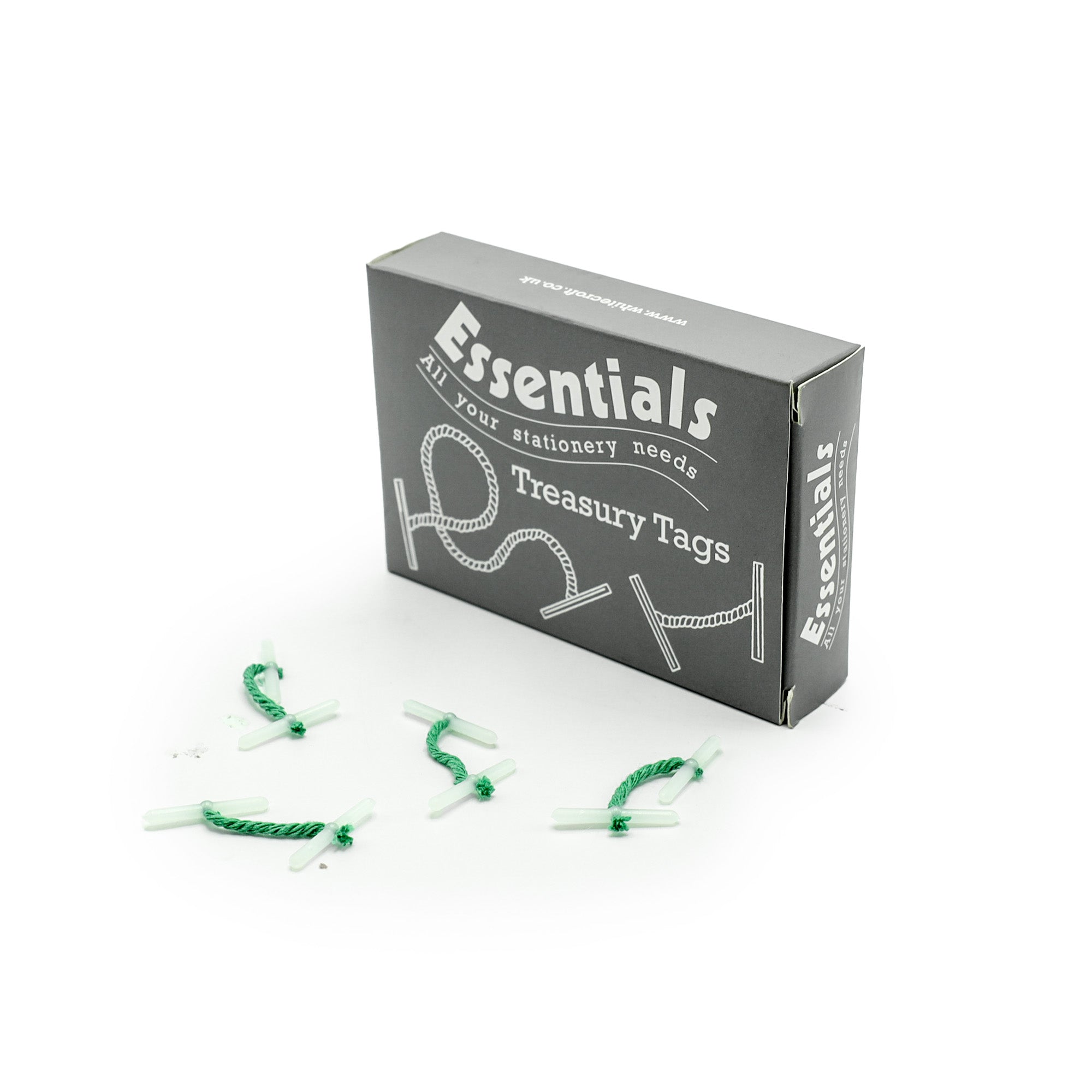 Treasury Tags Plastic End - Pk100