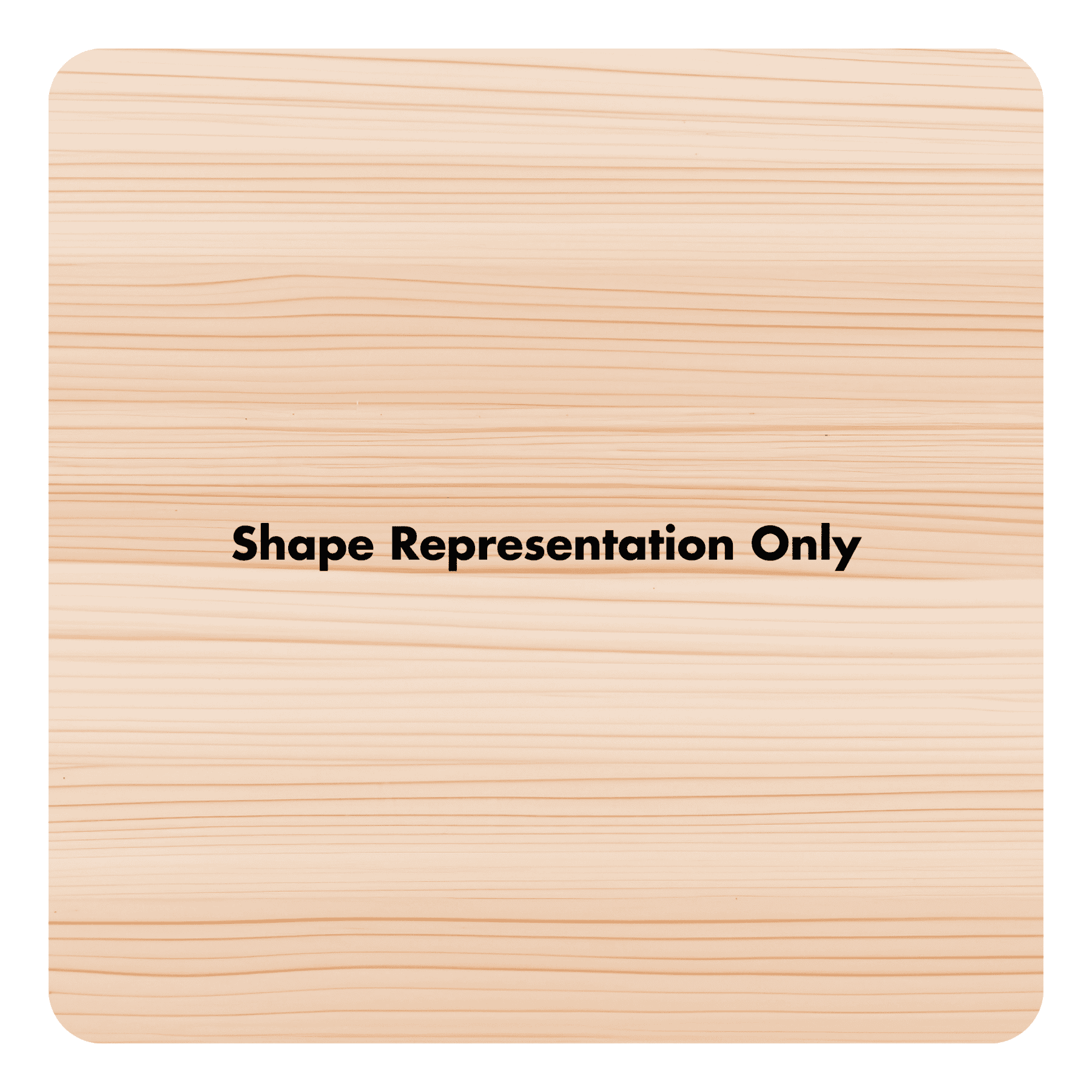 Sienna Curved Square Trumpet Base Coffee Table