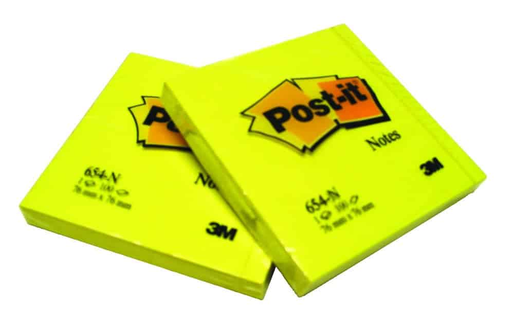 Post-It Notes Yellow - Pk12